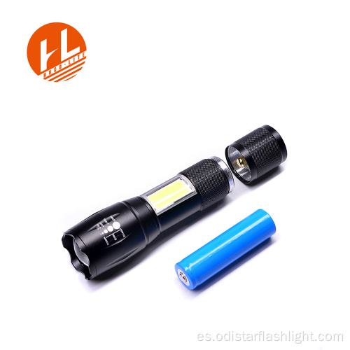 Al aire libre Super brillante impermeable COB táctica FlashLight